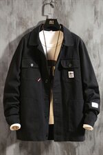 2021春秋季新大码日系水泥墙男潮牌休闲宽松夹克外套J957-P65，男装夹克，电商A001