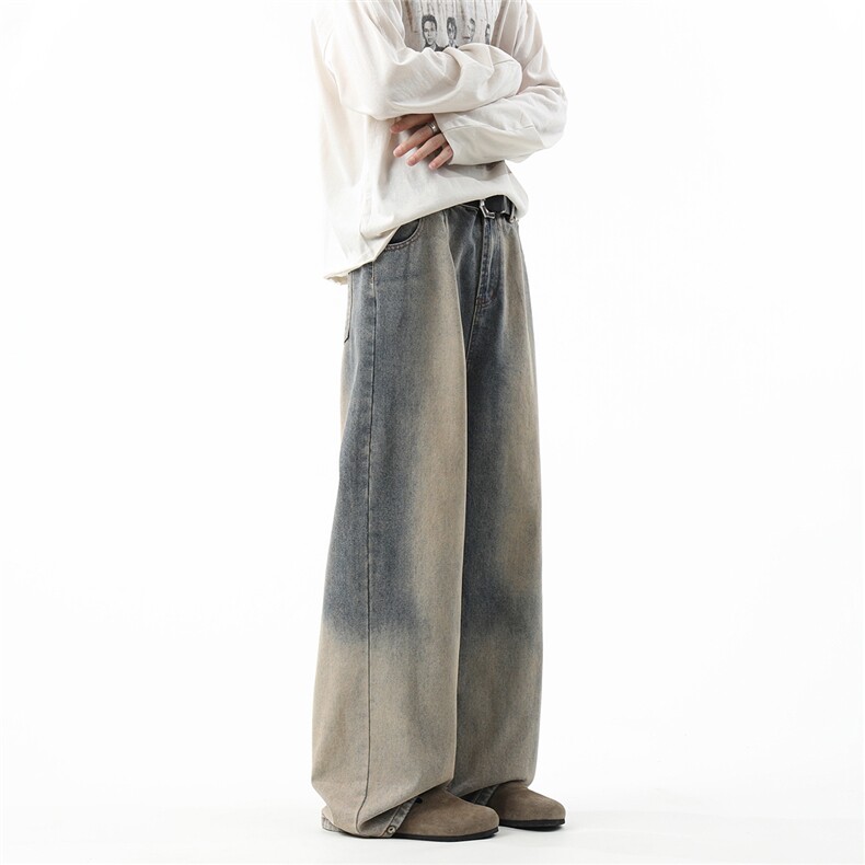 C315-5015秋冬特殊渐变复古美潮牛仔裤(P65X89)8,男装牛仔裤,电商C315