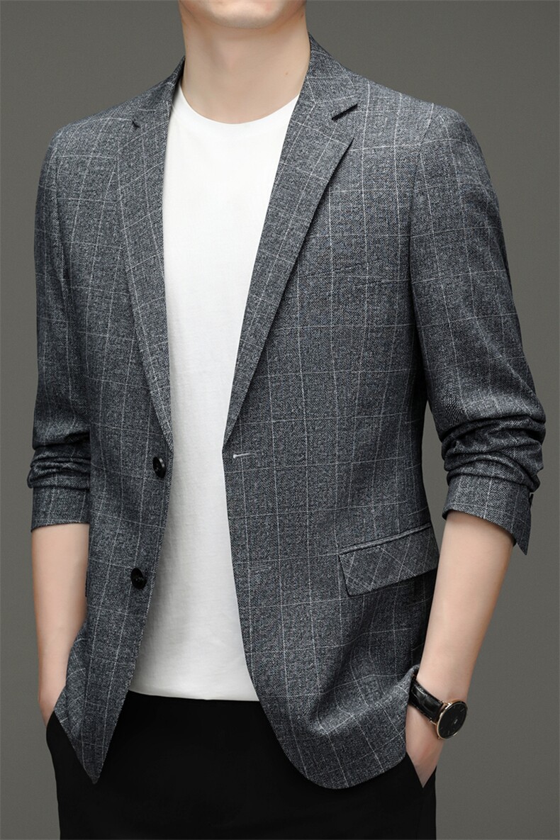 M5511钱塘2020-3春夏薄款男士休闲单西长期款商务量大价优P140,男装西服,钱塘207-3