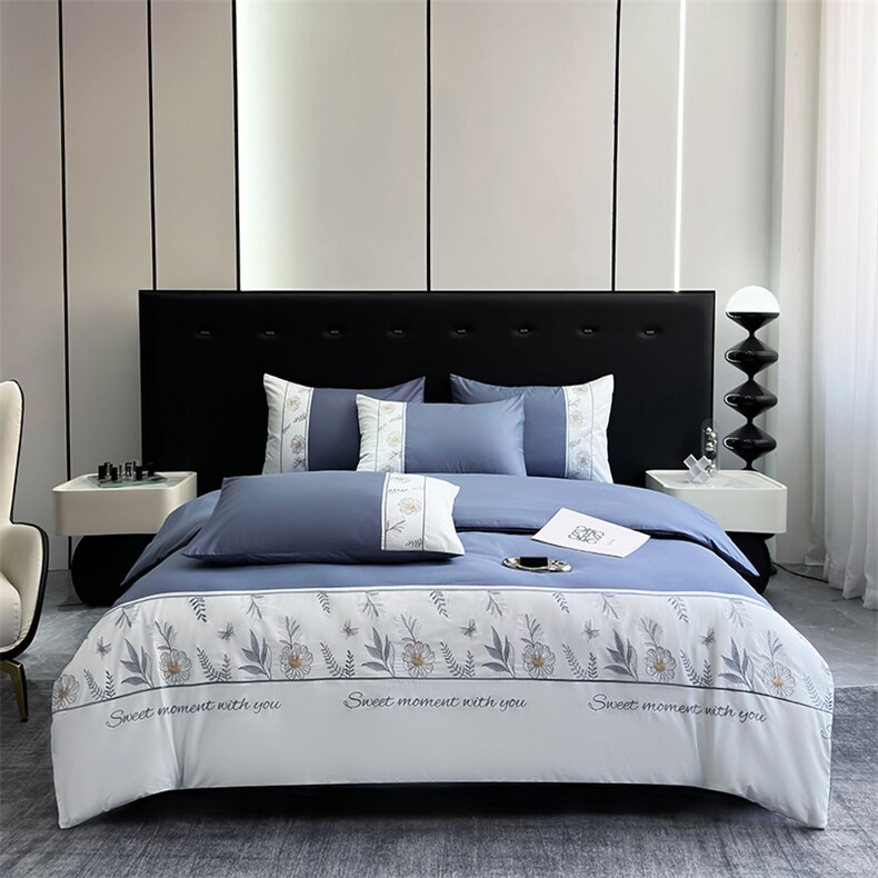 秋冬新款高密度全棉四件套-佳期如梦，床品套件，一起卖家纺