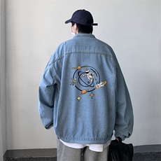 牛仔夹克男大码牛仔外套男茄克NJ77142-P60，男装夹克，电商A040