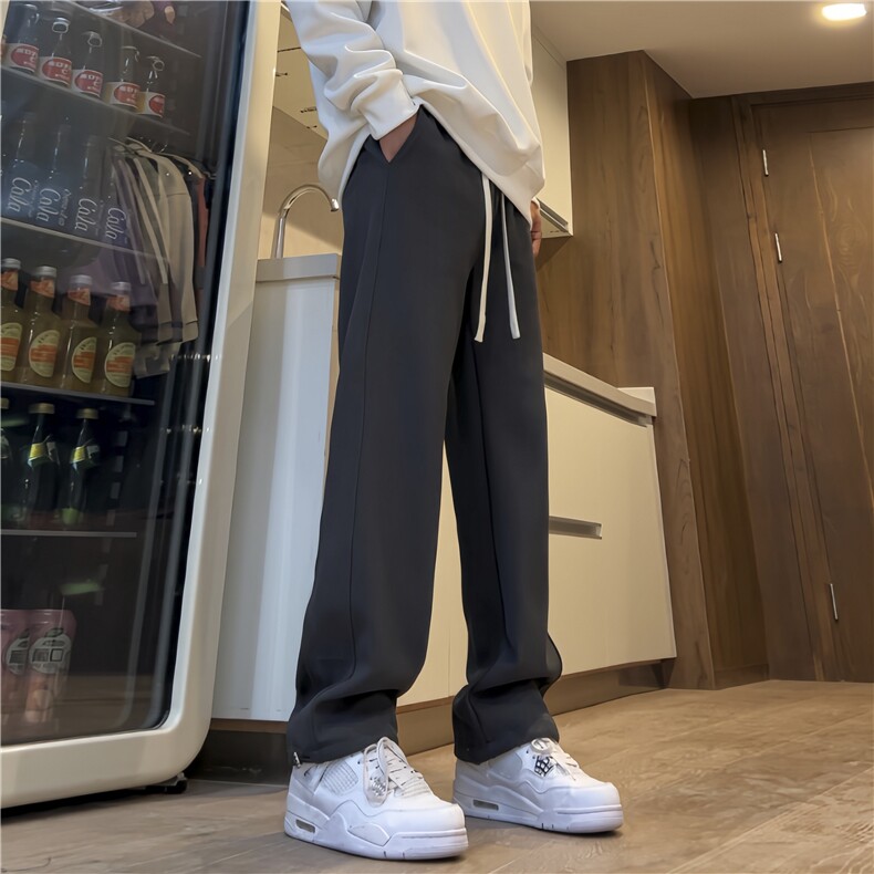 休闲裤秋冬新款港风宽松美式休闲212-2-DY104-P45,男装休闲裤,星座808A-1