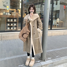 现货皮毛一体长款2C092-986-P220-K318，女装皮衣，2C092