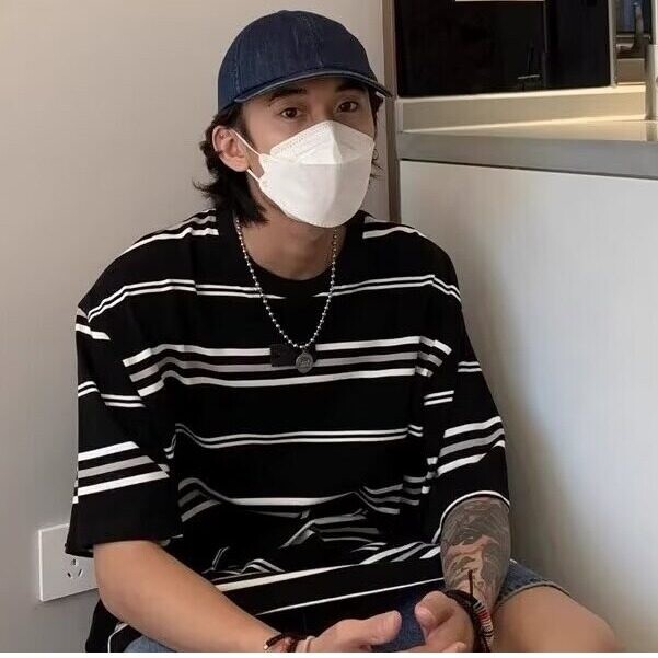 夏季港风黑白条纹撞色拼接短袖T恤男宽松百搭圆领海魂衫CSS09P30,男装T恤,电商D256-2(原A064-2)