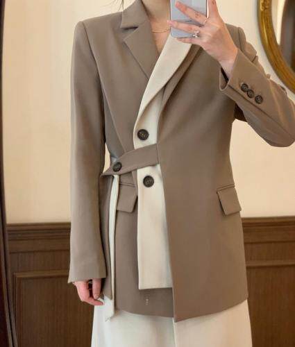 独屿2021春设计西装外套，女装西装，独屿