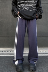 8XL-M特大码2024高级感小众牛仔裤长裤高街美式拼接休闲裤K959P78，男装休闲裤，电商D206-1