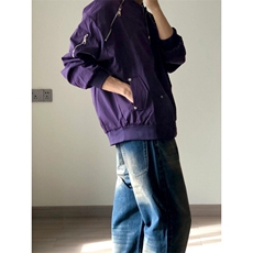 【有货】飞行员夹克男高级感痞帅春秋棒球服外套JK999CC-特P58，男装夹克，星座1007（原301D）