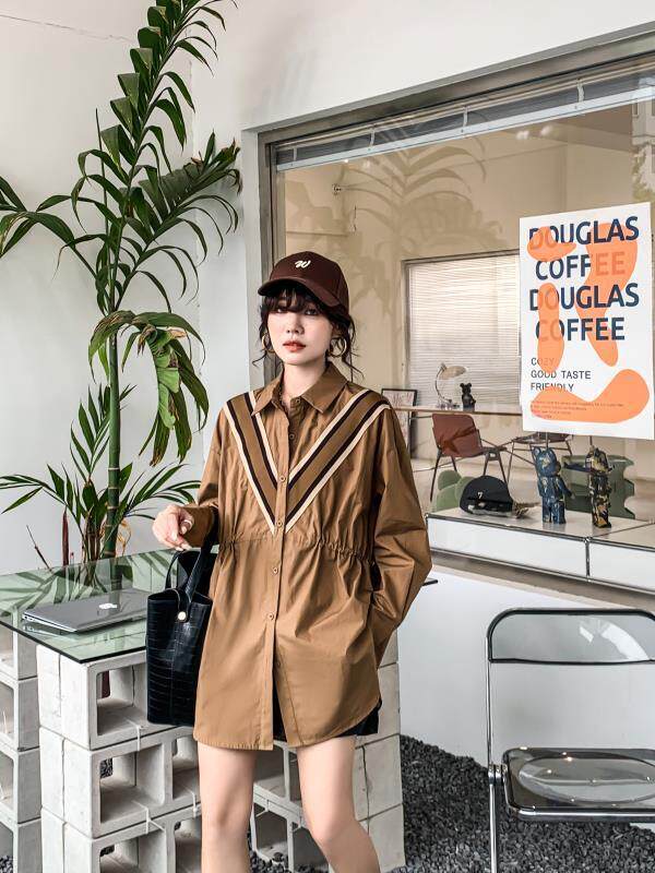 爱美欧现货，织带收腰衬衣，其它，爱美欧