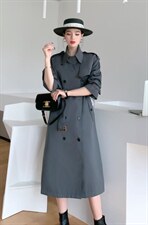 新款秋装，韩版风衣外套。，女装风衣，艾美欧歌