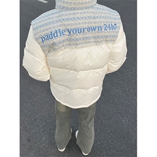 网图现货小香风拼接棉服外套男宽松休闲立领棉衣A149-P98，男装棉衣，星座1505