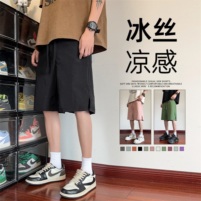 抖音品质运动短裤男夏季青少年日系五分裤A146-GY251特p21量大优图片