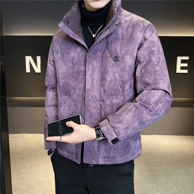 86850-M-3XL-P195标50绒店主风冬季男士休闲渲染百搭羽绒服男,男装羽绒服,电商B255