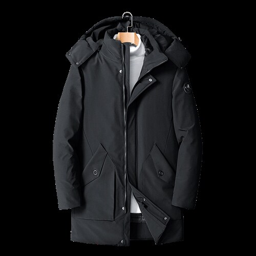 主推 90%白鸭绒M-8XL大码中长羽绒服 109-2199-P205图片