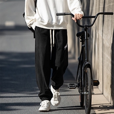 2024冬新款cityboy日系加绒加厚宽松束脚休闲运动裤K251-P45控78，男装休闲裤，星座914-3