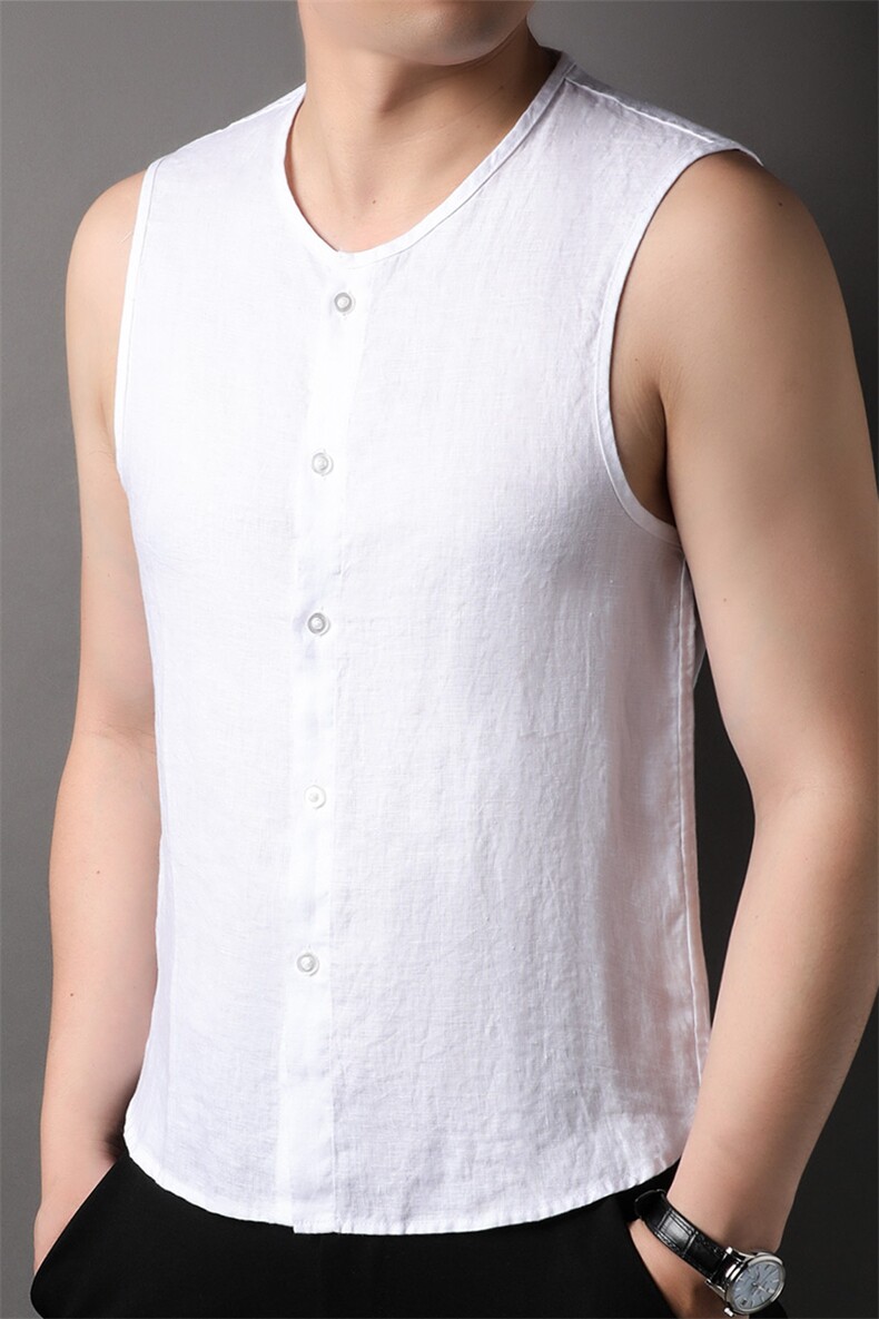 BB7225男士2023年夏季新款百搭背心男无袖商务休闲男装P93,男装背心/马甲,电商B360