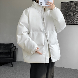 麂皮绒棉衣男大码立领棉袄子男羽绒棉服JM87295-P110图片