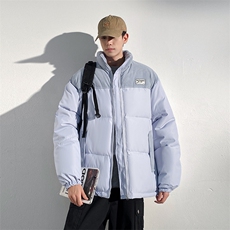 灯芯绒加厚棉衣男冬季立领男士棉服潮流棉袄字母A266-WMY8623-P75，男装棉衣，电商A266