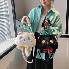 两带精品小猫手提包可挎背精品猫猫包卡通包包