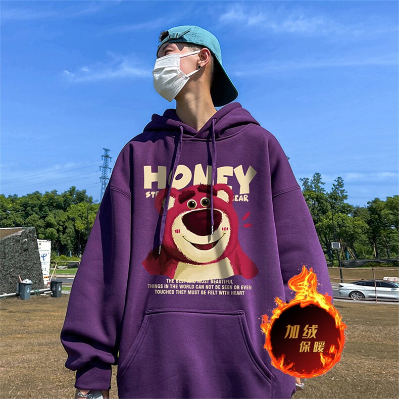 500克重磅秋冬美式加绒加厚卫衣外套DL155常规特P35绒特P40,男装卫衣,电商A486