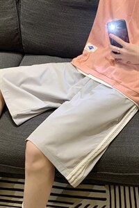 D201-DM40-P25男装夏款运动速干薄款宽松直筒休闲短裤图片