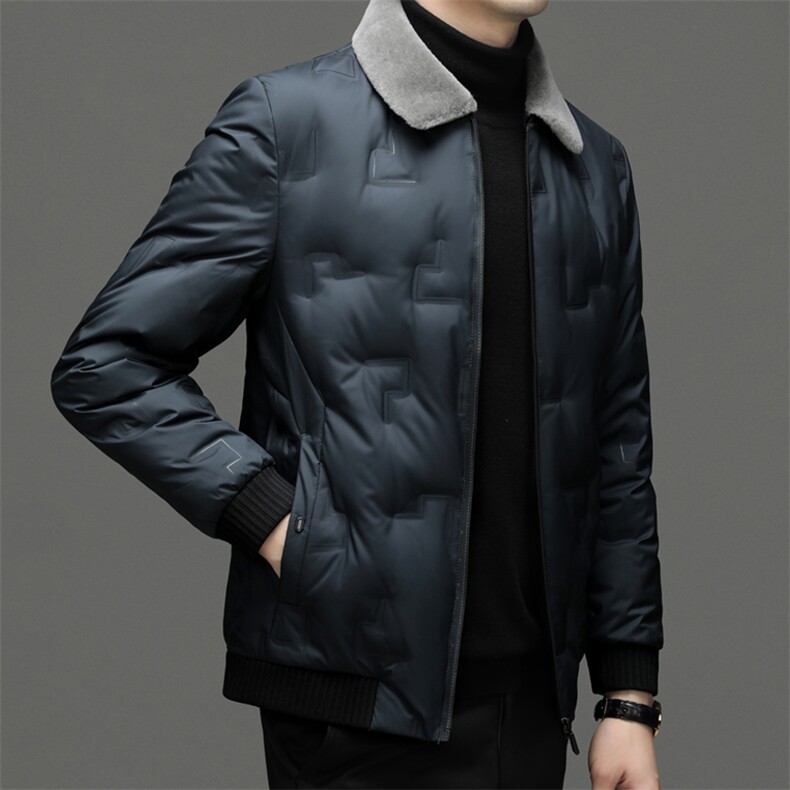 SNNYR89662秋冬新款2023年男士休闲羽绒服加厚保暖夹克外套P200,男装羽绒服,电商B360