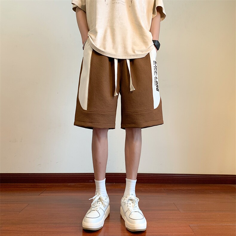 高品质潮流休闲短裤宽松大码五分裤A161-D9230-P45,男装休闲裤,电商A161