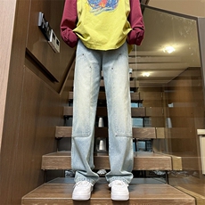 秋季新款现货伐木牛仔裤直筒B342-K9020-P53控78，男装牛仔裤，电商B342