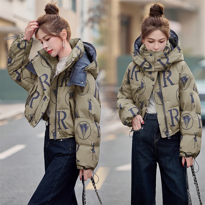 现货，白鸭绒外套2025冬季新款羽绒服有帽可拆,女装羽绒服,布依丽人