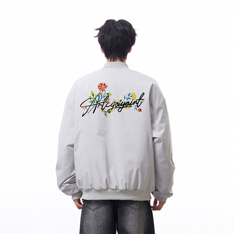 白底抖音直播带货得物高品质棒球领飞行夹克棉衣M1352P88,男装夹克,电商C408(原B339-1)