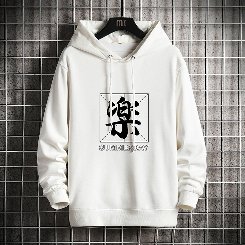 WY2197-P35加绒款-P40纯棉连帽卫衣男大码运动帽衫宽松薄网格,男装卫衣,电商A040A