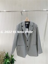 新款格子西装外套均码现货，女装西装，G