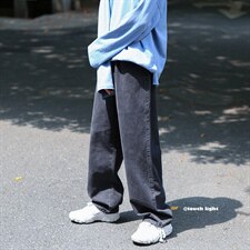 主推！港风休闲老爹宽松直筒男女牛仔裤X715NZ013P45控68，男装牛仔裤，星座715