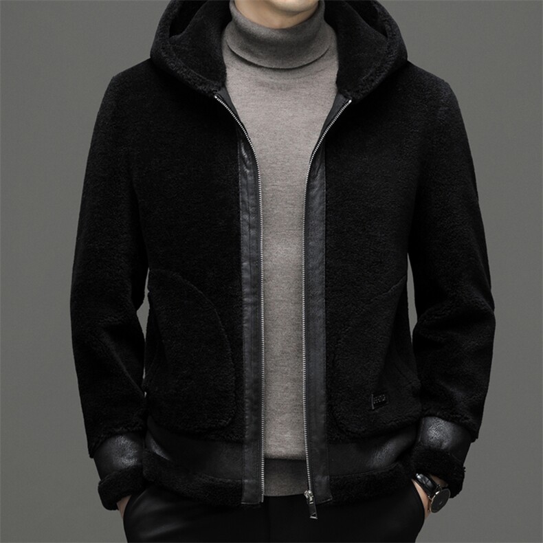 CSPLA2003钱塘2020-2冬季厚款有帽中青年男士时尚休闲夹克P250，男装夹克，钱塘207-2