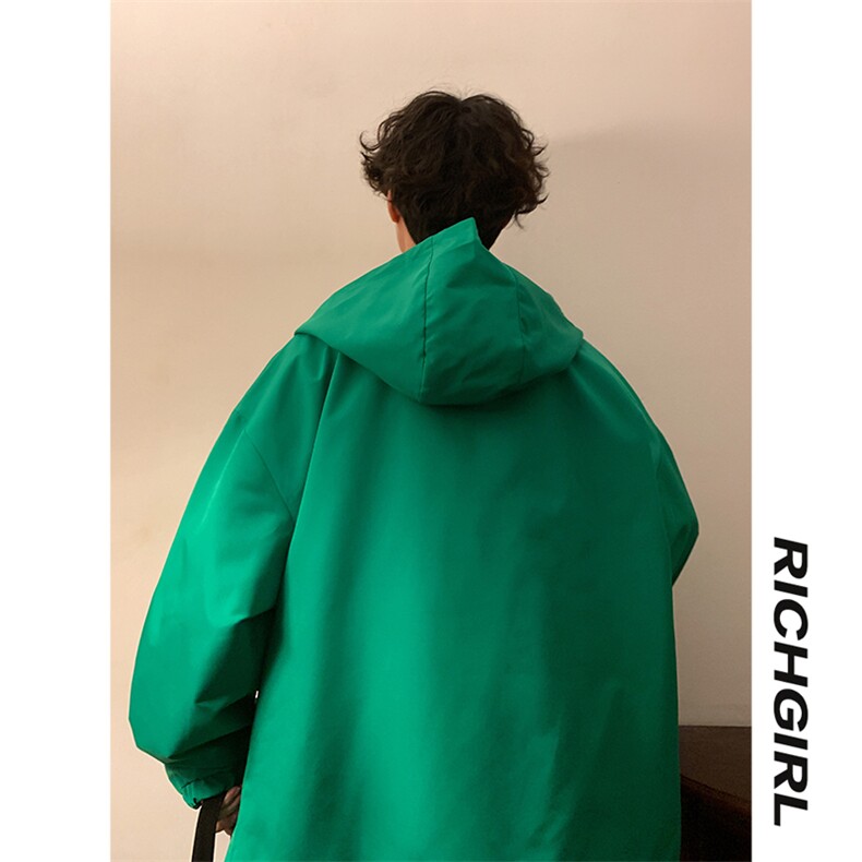 2025新款春季新款港风棒球服翻领冲锋衣排扣夹克男外套JK6028-p78,男装夹克,星座207