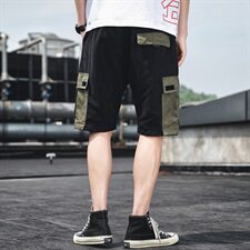 2021夏季男士工装短裤新款韩版五分休闲运动裤宽松裤子男D，男装休闲裤，星座209-2