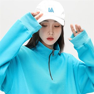 秋季新款基础纯色潮流宽松半高领休闲卫衣情侣款A305-EY-3617-P65图片