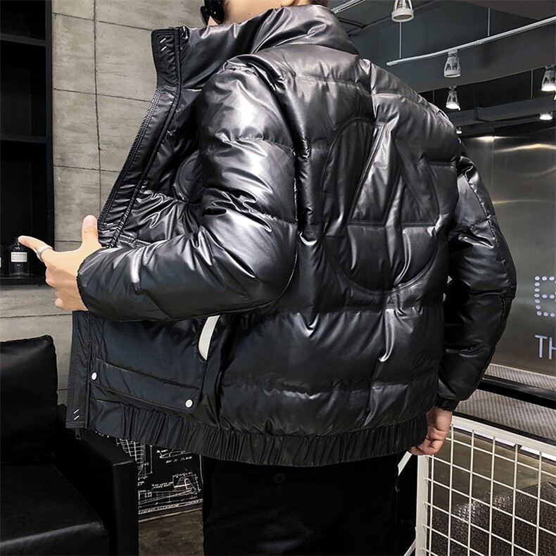 312A-9903-P1752025冬季新款时尚羽绒服韩版皮外套男80%白鸭绒C,男装羽绒服,星座312A-5