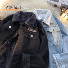 JK652J-P75-限价108M-5XL现货限价108羊羔毛牛仔棉服cityboy，男装棉衣，星座116