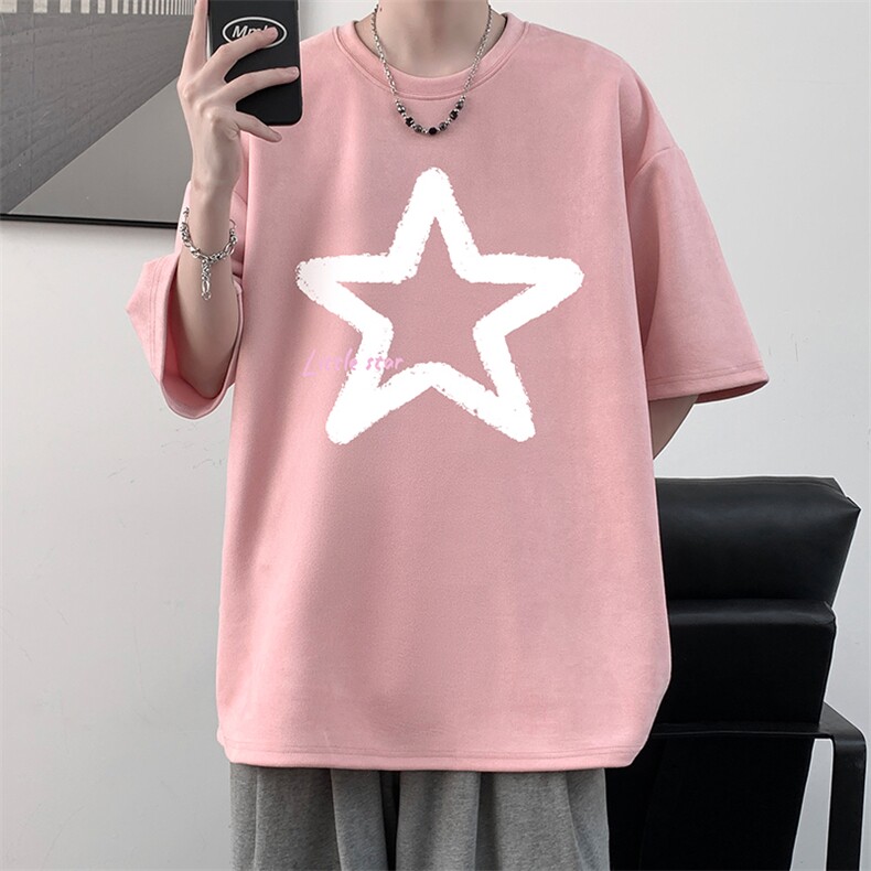 麂皮绒短袖t恤男大码半袖男JD82286-P25,男装T恤,电商A040
