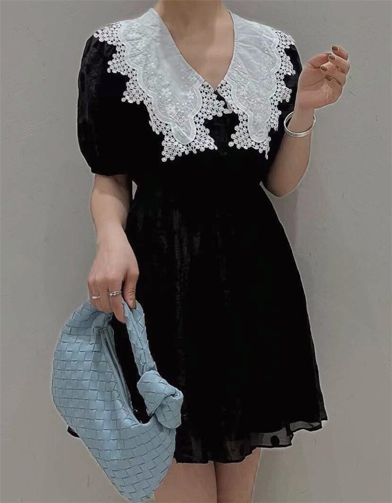 【现货】复古波点连衣裙，女装连衣裙，ONE(2F)