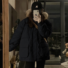 工装棉服2023中长款情侣派克服假毛领（真毛领+10）C575-135，男装棉衣，星座911-2(原星座613-2）
