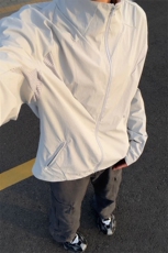 现货网图慎用连帽特批P55立领特批P50激光冲孔轻薄防晒衣男J5257，男装防晒衣，电商A001-1