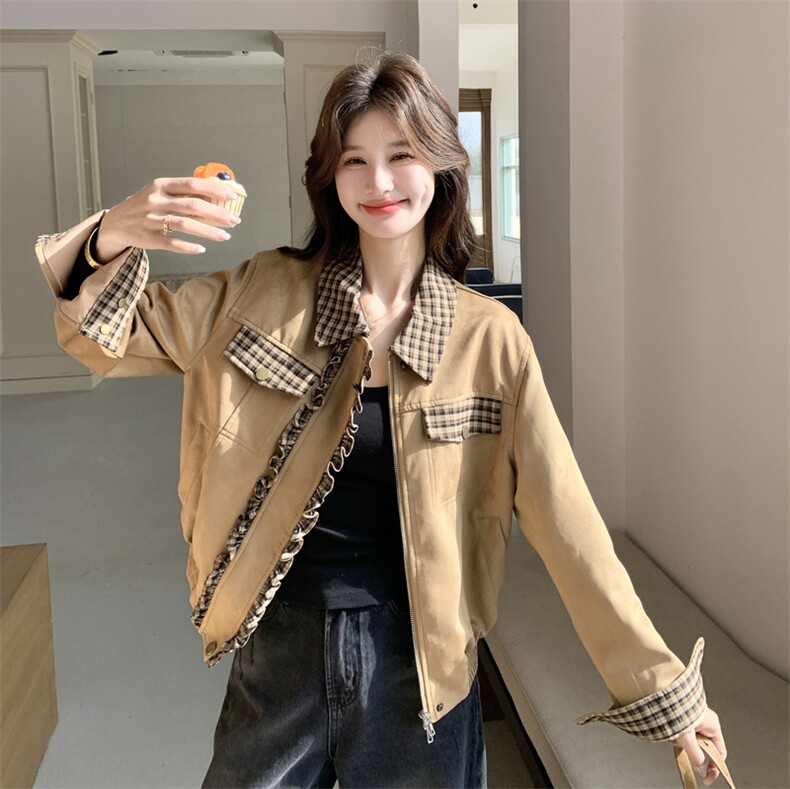 【2026春季新款】设计师款花边棒球服088-9801P165K268,女装短外套,2C088