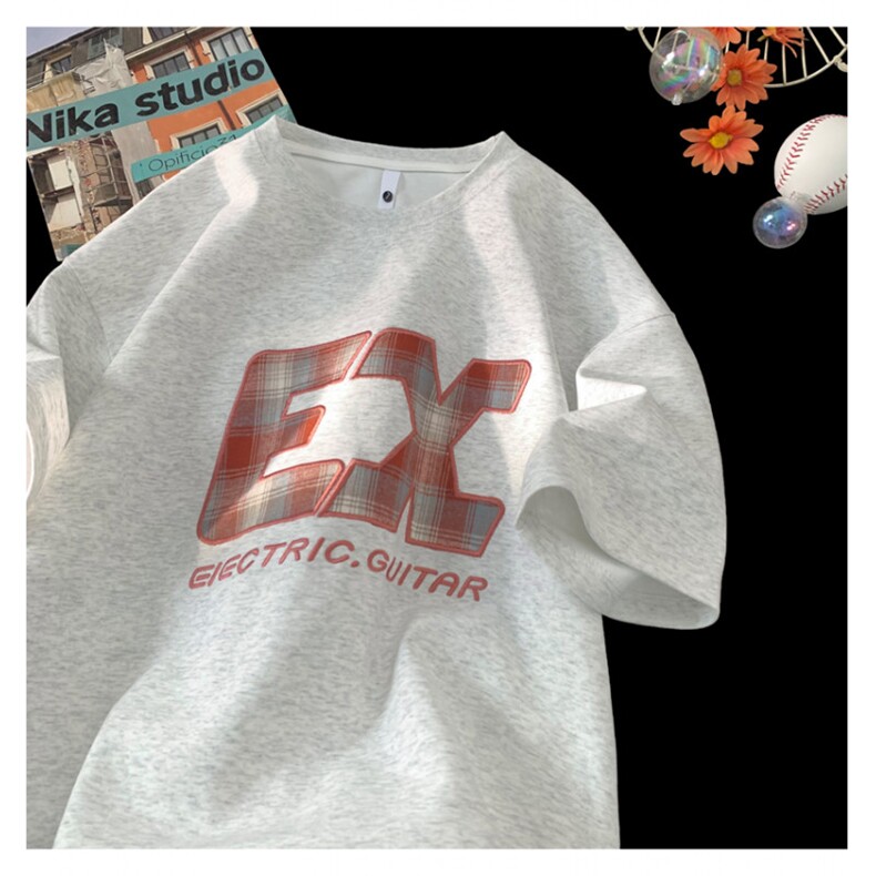 四季星座212A-T2588特30批58新款炫彩刺绣圆领中性T恤短袖,男装T恤,星座212A（原A324）