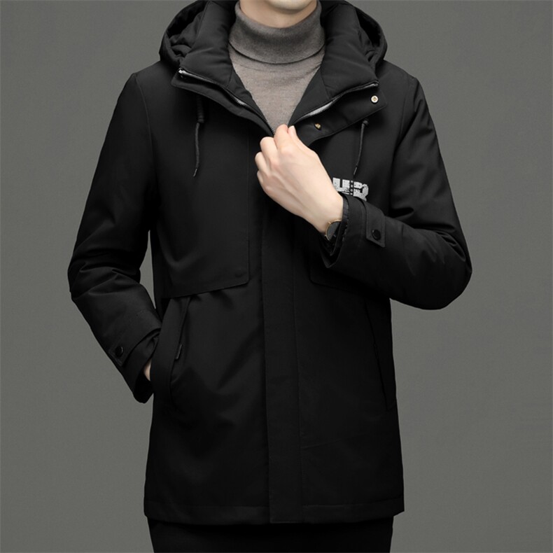 BEYR815钱塘2020-2商务休闲简约中年男士冬季厚款百搭羽绒服P280,男装羽绒服,钱塘207-2