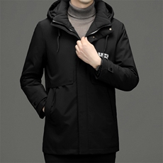 BEYR815钱塘2020-2商务休闲简约中年男士冬季厚款百搭羽绒服P280，男装羽绒服，钱塘207-2