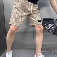 高级感格子短裤男潮牌休闲痞帅五分男裤2025新款男士夏季薄款裤子，男装牛仔裤，星座506A