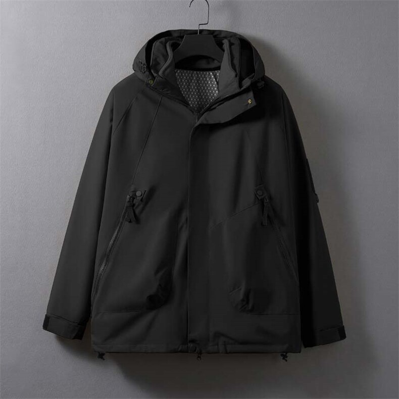加厚活里活面冲锋衣两件套工装夹克外套XZ402-2-JK2405P120控158,男装夹克,星座402-2