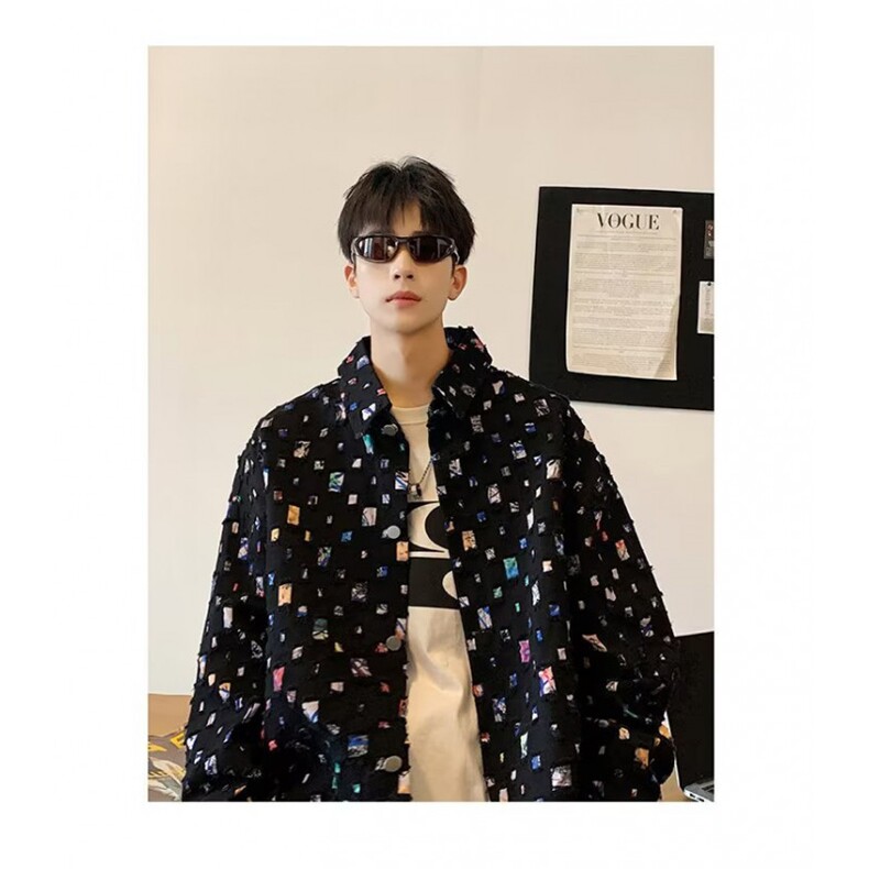 春季新款时尚夹克外套棒球服WT2341p75,男装夹克,星座1013