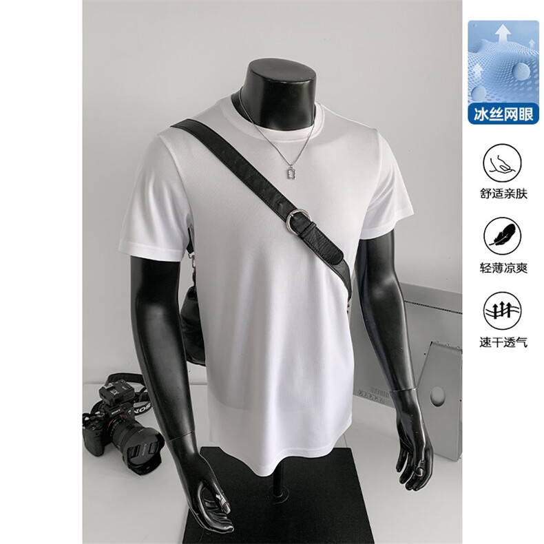 备货10W件2026夏季眼健身大码T恤DT6296特P9.5建议零售价38，男装T恤，电商A001-1